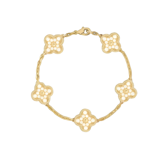 CLOVER BRACELET DELUXE | GOLD