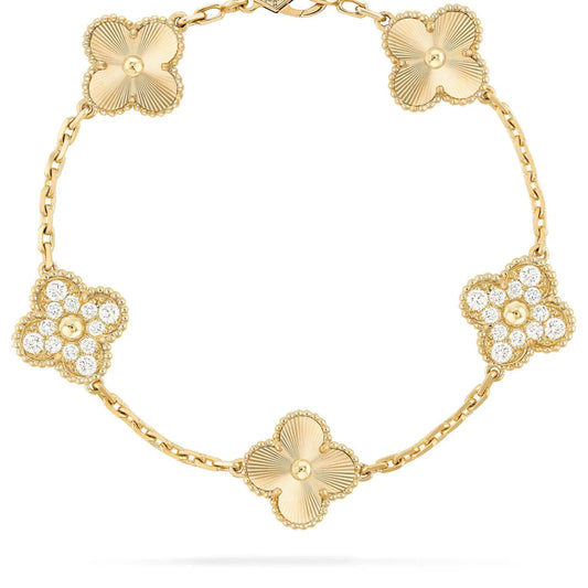 CLOVER BRACELET DELUXE | GOLD